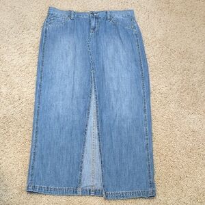 Old Navy Long Denim Skirt 6